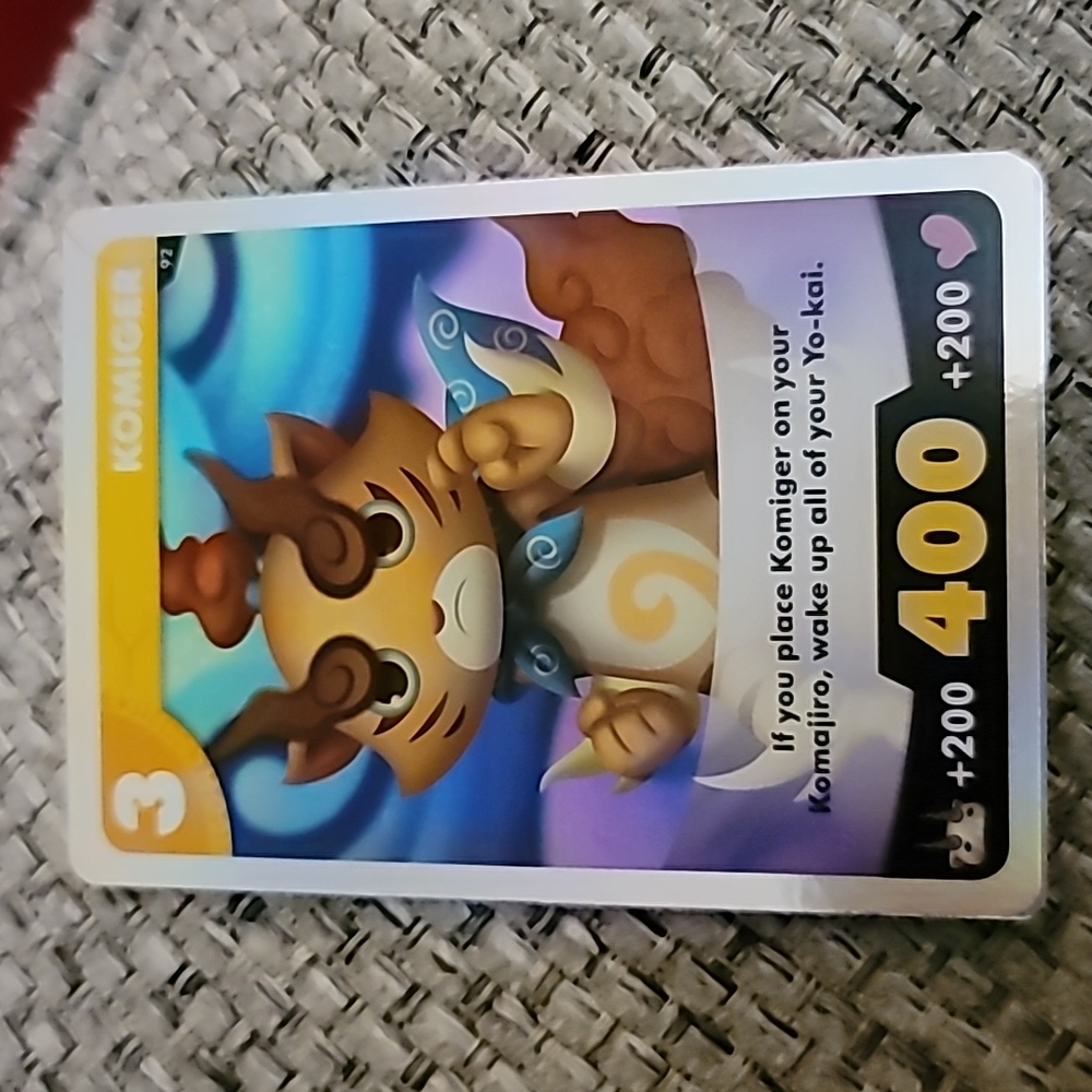 Komliger Foil Edition Yo-Kai Watch Card